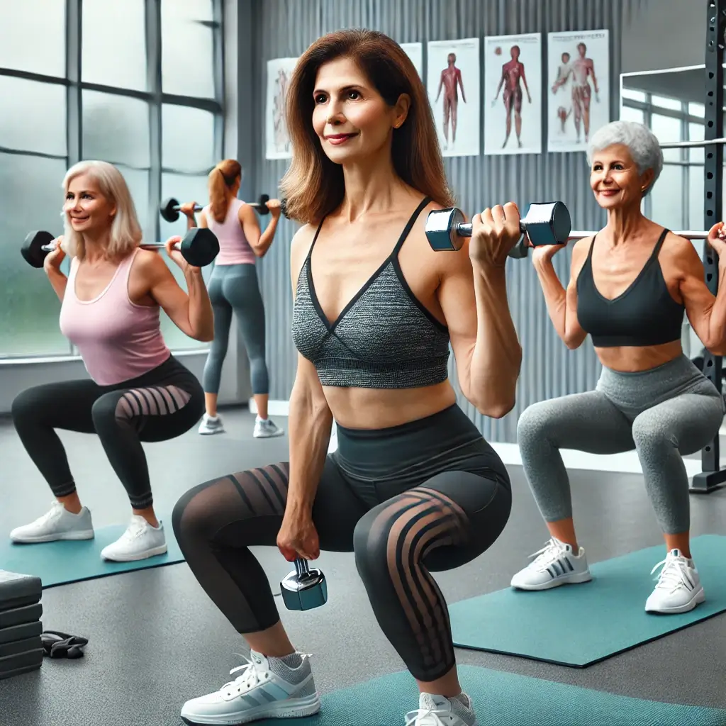 Ejercicios de fuerza para mujeres durante la menopausia