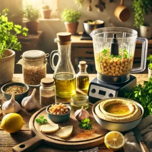 preparar receta hummus casero fit