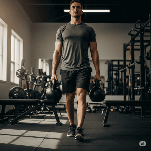 kettebell farmers carry ejercicio